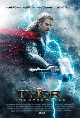 Thor The Dark World movie poster Metal Print 8in x 12in