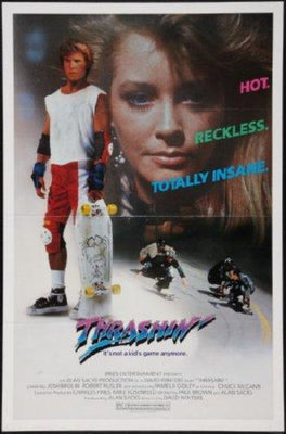 Thrashin movie poster Metal Print 8in x 12in
