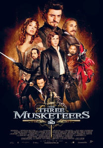 Three Musketeers Movie Poster 11inx17in