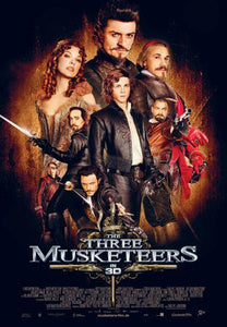 Three Musketeers movie poster Sign 8in x 12in