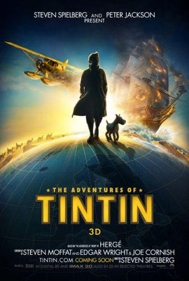 Tintin Metal Movie Poster 8in x 12in The Poster Depot