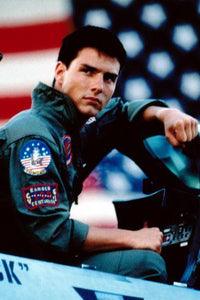 Top Gun movie poster Sign 8in x 12in