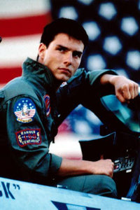 Top Gun movie poster Sign 8in x 12in