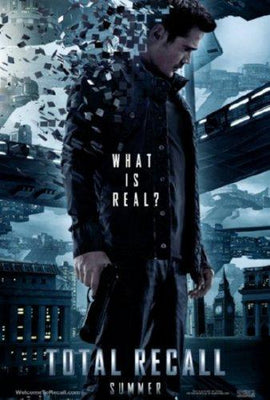 Total Recall 2012 movie poster Metal Print 8in x 12in