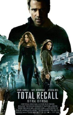 Total Recall movie poster Metal Print 8in x 12in