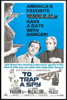 To Trap A Spy Metal Movie Poster 8in x 12in
