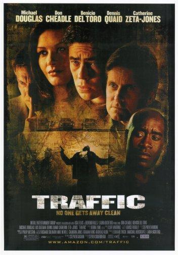 Traffic movie poster Sign 8in x 12in