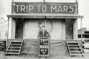 Vintage Carnival Attraction Ride trip to mars Poster 24x36 The Poster Depot 24"x36"