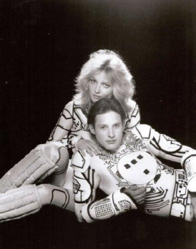 Tron Cindy Morgan Bruce Boxleitner movie poster Sign 8in x 12in