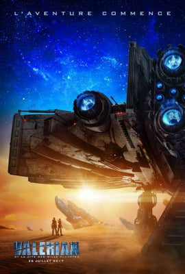 Valerian Metal Movie Poster 8in x 12in