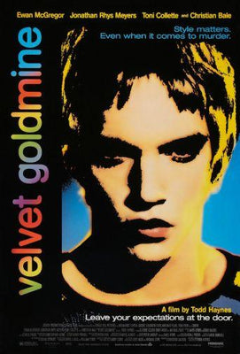 Velvet Goldmine Metal Movie Poster 8in x 12in