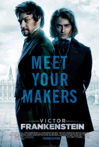 Victor Frankenstein Metal Movie Poster 8in x 12in The Poster Depot