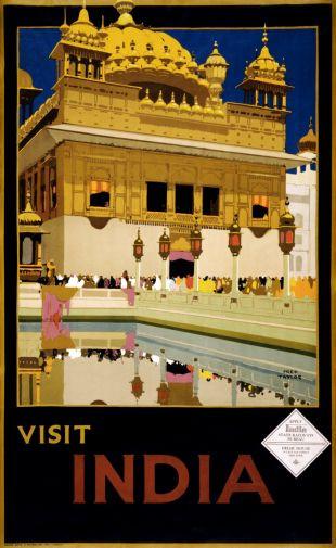 India Tourism Poster On Sale United States