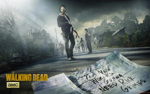 The Walking Dead Photo Sign 8in x 12in