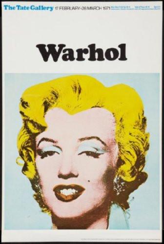 Warhol Exhibition poster tin sign Wall Art