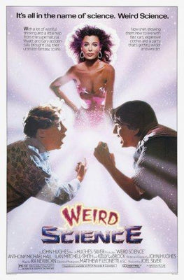 Weird Science Metal Movie Poster 8in x 12in