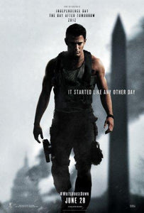 White House Down Photo Sign 8in x 12in