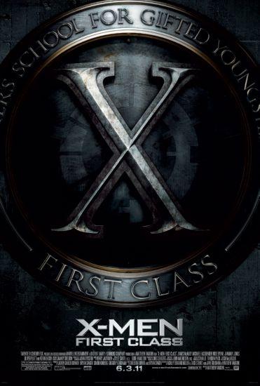 Xmen First Class Metal Movie Poster 8in x 12in