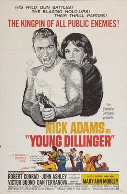 Young Dillinger Metal Movie Poster 8in x 12in