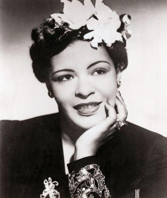 Billie Holiday poster tin Metal Print Wall Art