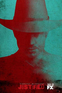 Justified Photo Sign 8in x 12in