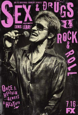 Sex And Drugs And Rock Roll poster tin Metal Print Wall Art