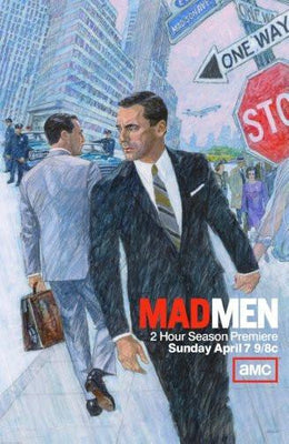 mad men poster tin sign Wall Art