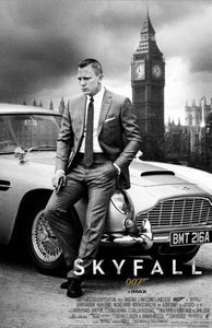 Skyfall movie poster Sign 8in x 12in