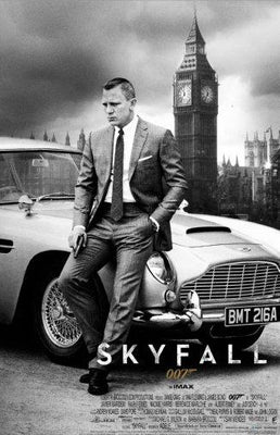 Skyfall Metal Movie Poster 8in x 12in