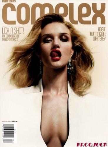 Rosie Huntington Whiteley Poster 27x36 Complex Magazine Cover 24x36 - Fame Collectibles
