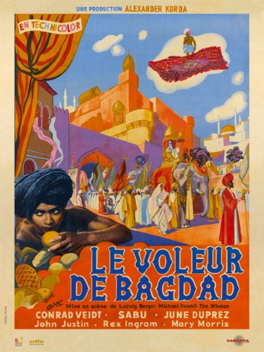 Thief Of Bagdad Movie Poster 11inch x 17 inch French