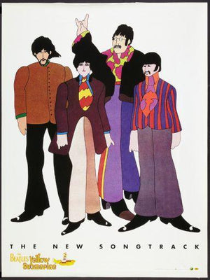 Yellow Submarine Metal Poster Choose Style The Poster Depot