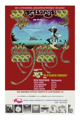 Yes poster Songs Concert 11inx17in poster The Poster Depot