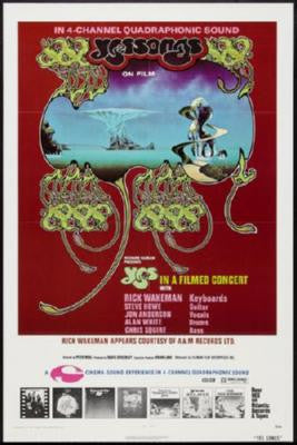 Music Yes Poster 16"x24" On Sale The Poster Depot