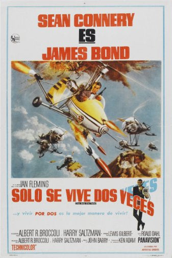 You Only Live Twice Movie Poster James Bond 11x17 Mini Poster