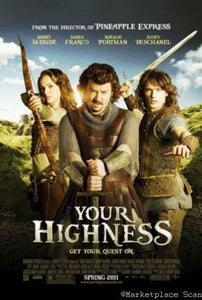 Your Highness movie poster Sign 8in x 12in