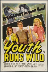 Youth Runs Wild movie poster Sign 8in x 12in