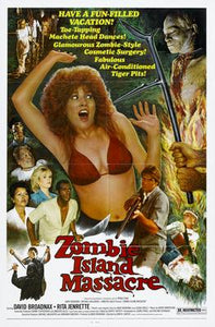 Zombie Island Massacre Movie Poster 11x17 Mini Poster