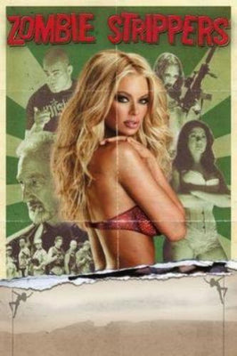 Zombie Strippers Metal Movie Poster 8in x 12in