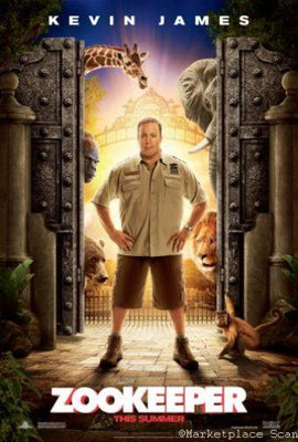 Zookeeper Metal Movie Poster 8in x 12in