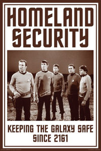 Star Trek Tos Homeland Security 24x36 Poster