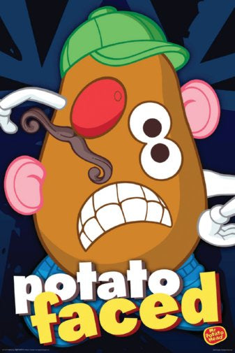 Mr Potato Head Humor Potato Faced! 24x36 Poster