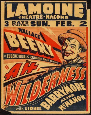Ah Wilderness Metal Poster Choose Style The Poster Depot