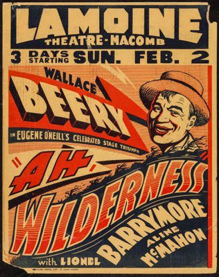 Ah Wilderness Metal Print 8in x 12in The Poster Depot