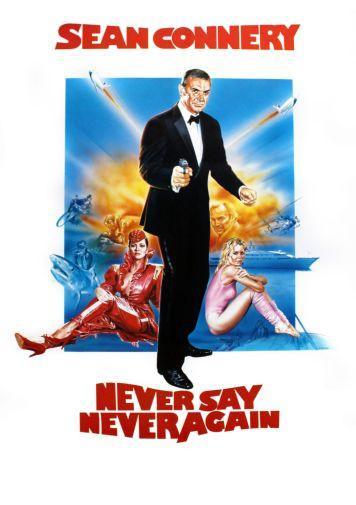 Never Say Never Again James Bond Movie poster 24inx36in Poster 24x36 - Fame Collectibles
