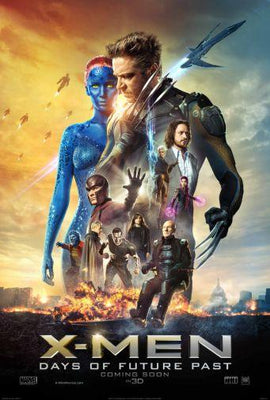 Xmen Days Of Future Past Metal Movie Poster 8in x 12in